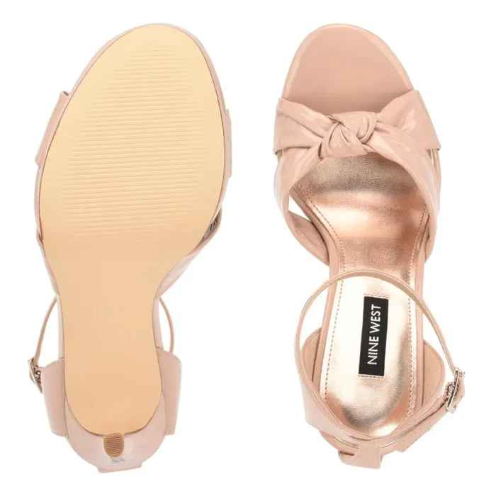 Lovya Ankle Strap Sandals Light Natural Patent Women Nine West Sandals Lovya Ankle Strap Sandals Light Natural Patent Women Nine West Sandals