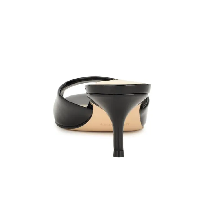 Luvlie Heeled Slide Sandals Black Patent Women Nine West Sandals Luvlie Heeled Slide Sandals Black Patent Women Nine West Sandals