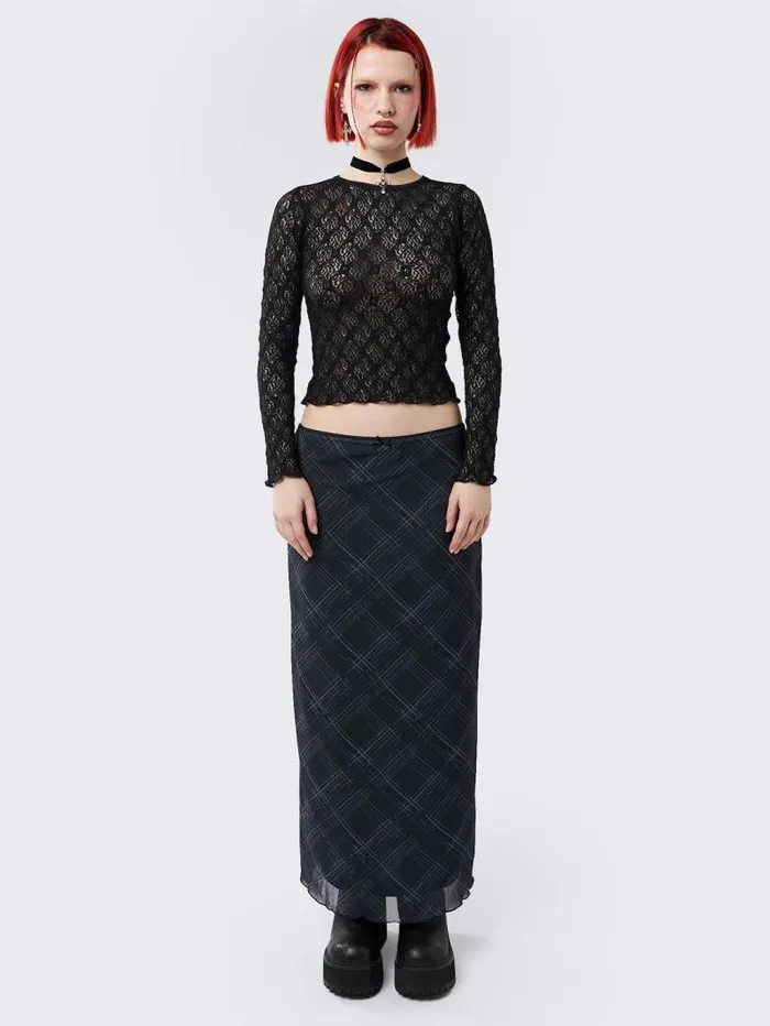 Lyra Black Floral Lace Top Women Minga London Tops and TShirts Lyra Black Floral Lace Top Women Minga London Tops and TShirts