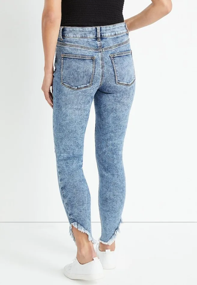 M Jeans By Maurices Cool Comfort High Rise Slant Hem Jegging Women Maurices Jeans