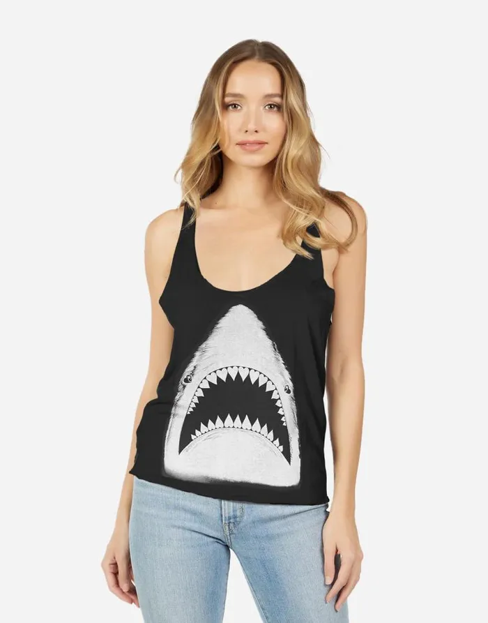 Maisie X Shark Black Women Lauren Moshi Tanks