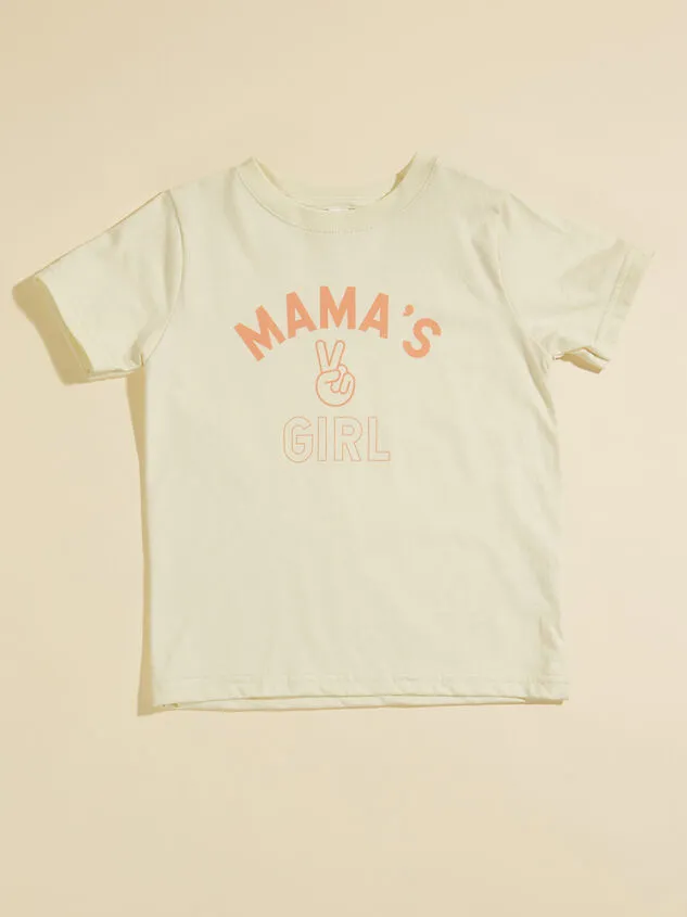 Mama039s Girl Graphic Tee Natural Girl Altar039d State Tops Mama039s Girl Graphic Tee Natural Girl Altar039d State Tops