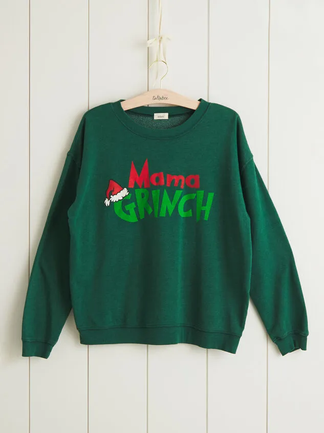 Mama Grinch Christmas Sweatshirt Eden Women Altar039d State Mama