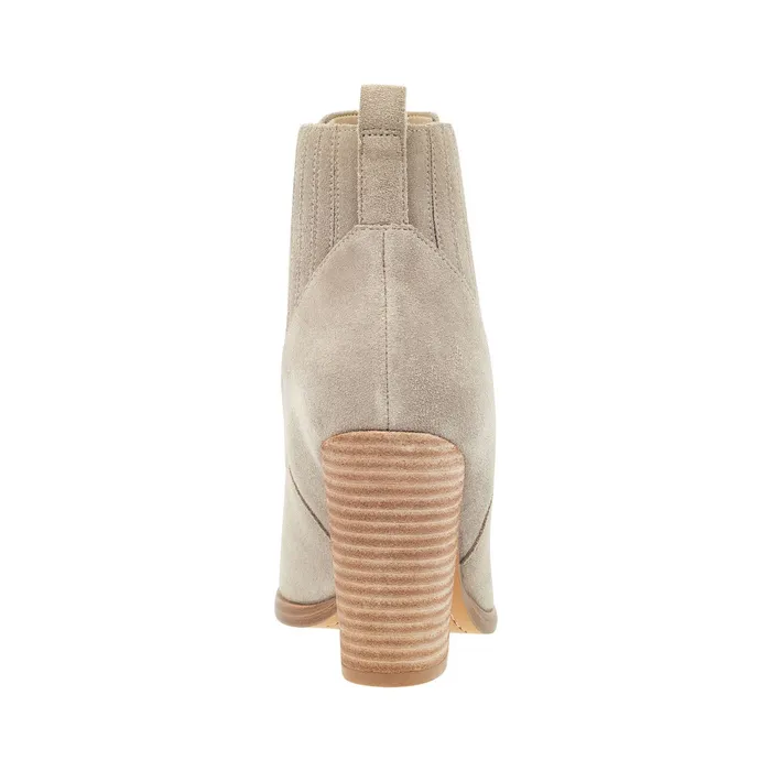 Marc Fisher Boots and Booties Women Alva Pointy Toe Bootie Light Natural Suede