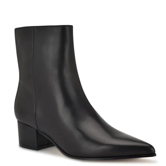 Maribu Ankle Booties Black Leather Women Nine West Boots and Booties Maribu Ankle Booties Black Leather Women Nine West Boots and Booties