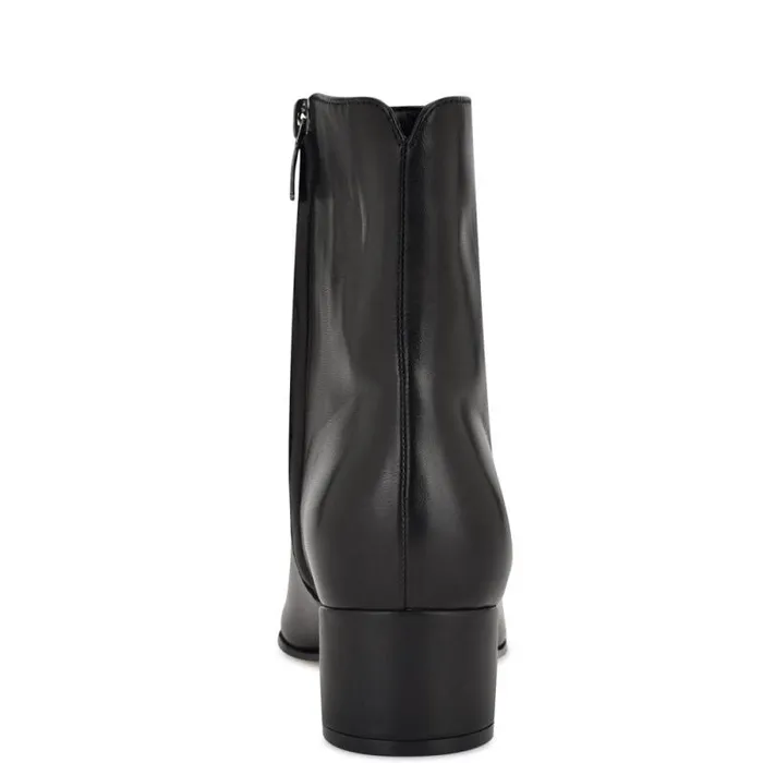Maribu Ankle Booties Black Leather Women Nine West Boots and Booties Maribu Ankle Booties Black Leather Women Nine West Boots and Booties