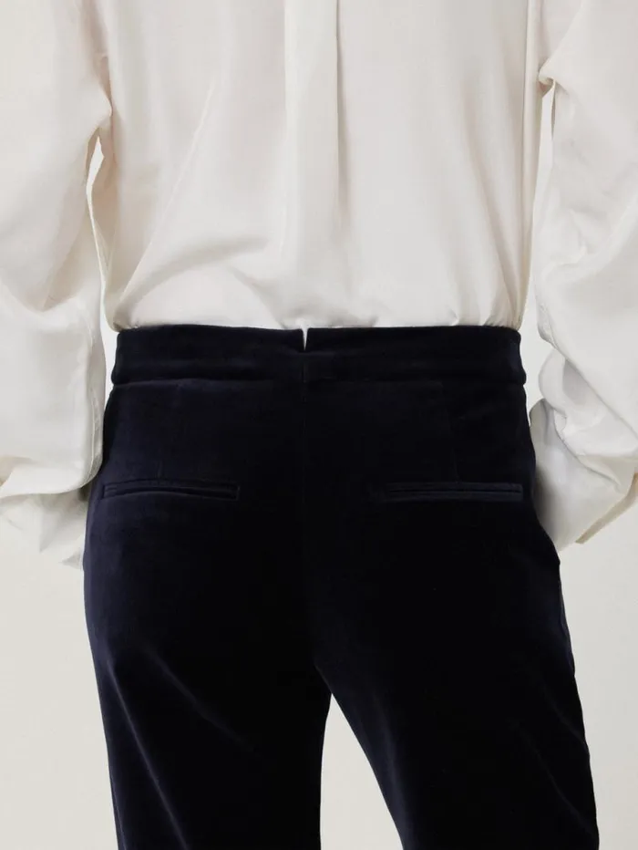 Mason Velvet Trouser Navy Women Jigsaw Coords
