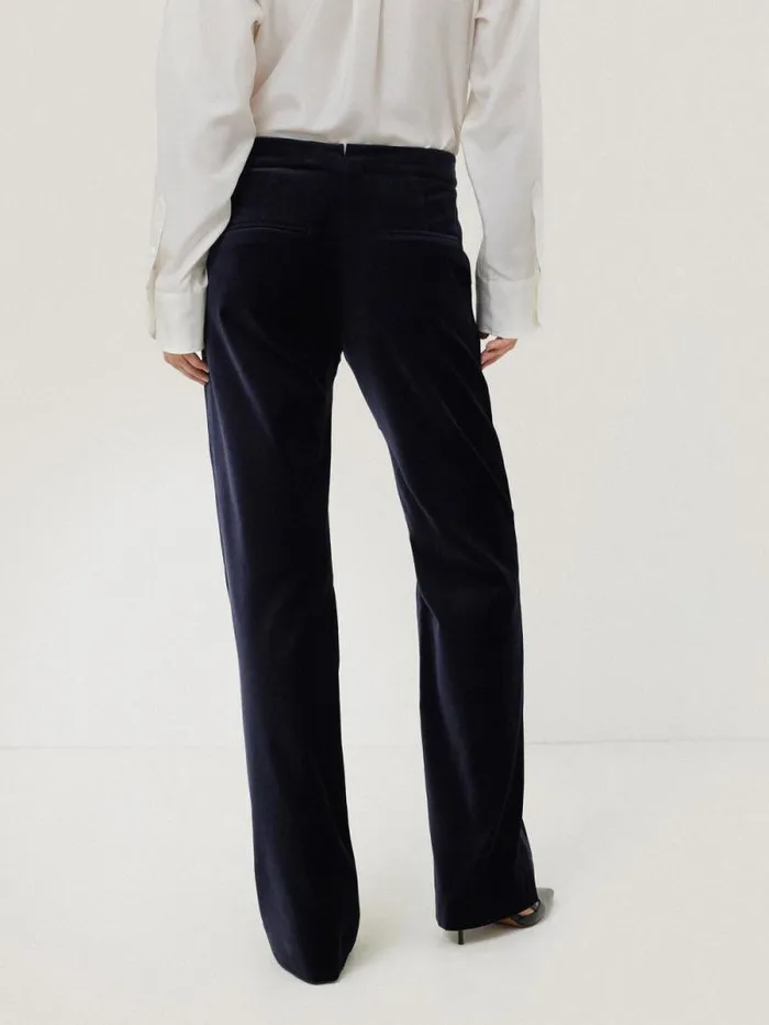 Mason Velvet Trouser Navy Women Jigsaw Coords
