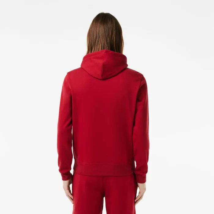 Matching Sets Men Lacoste Men039s Printed Hoodie Bordeaux Ixx