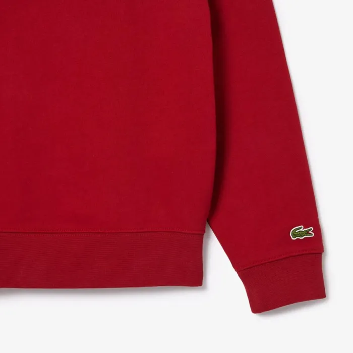 Matching Sets Men Lacoste Men039s Printed Hoodie Bordeaux Ixx