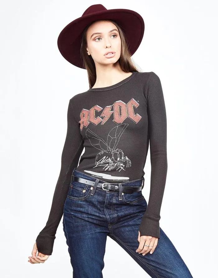 McKinley ACDC Bug Black Women Lauren Moshi Long Sleeve