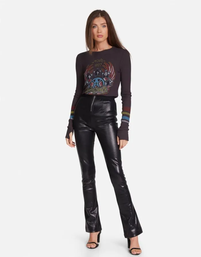 McKinley Aerosmith Tour Onyx Women Lauren Moshi Long Sleeve