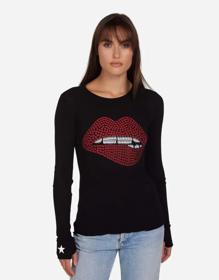 McKinley Elements Biting Lip Black Women Lauren Moshi Long Sleeve