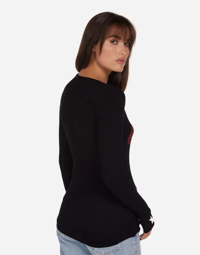 McKinley Elements Biting Lip Black Women Lauren Moshi Long Sleeve