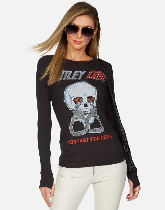 McKinley Too Fast For Love Onyx Women Lauren Moshi Long Sleeve