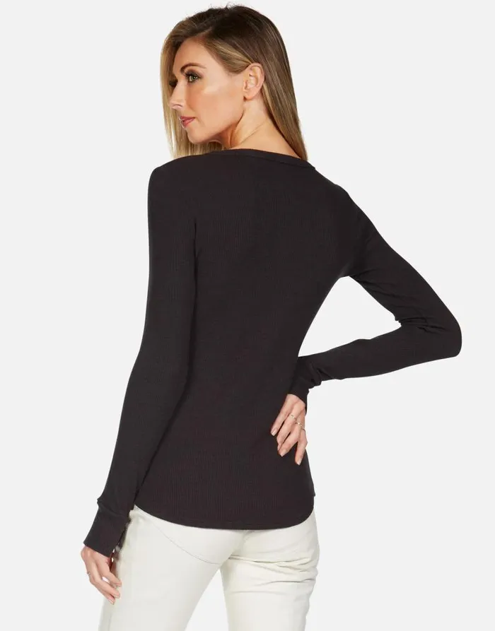 McKinley Too Fast For Love Onyx Women Lauren Moshi Long Sleeve