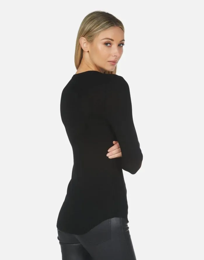 McKinley X Cracked Star Black Women Lauren Moshi Long Sleeve