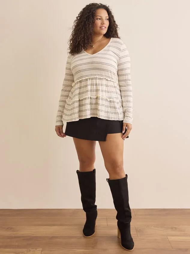 Melody Tunic Top Whiteblack Women Altar039d State Tops Melody Tunic Top Whiteblack Women Altar039d State Tops