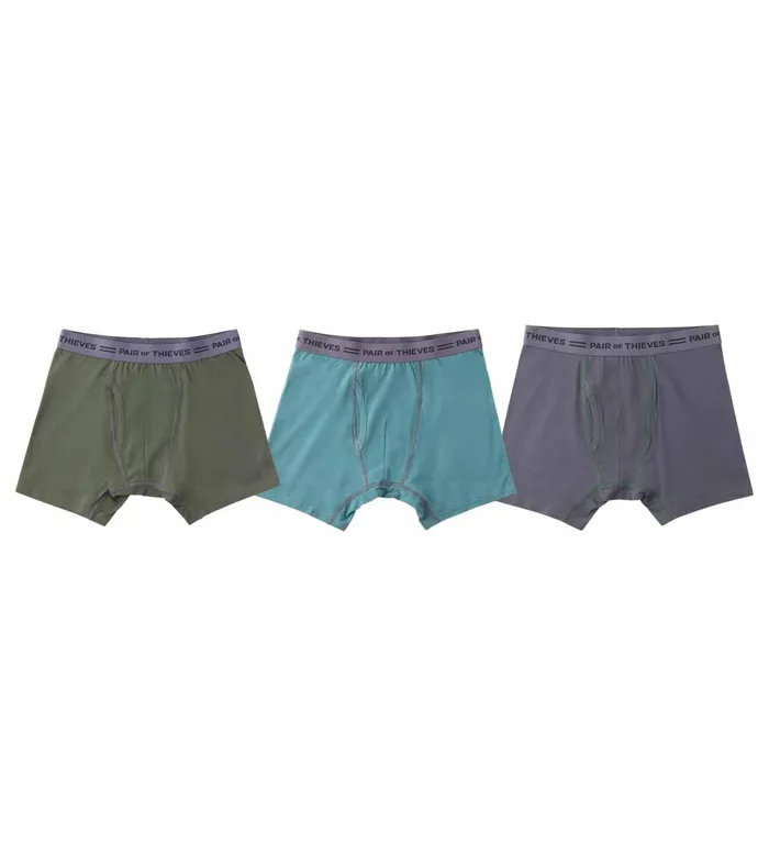 Men 4 Way Stetch Every Day Kit Cotton Stretch Boxer Briefs Green Underwear 3 Pack Pair Of Thieves Boxer Briefs Men 4 Way Stetch Every Day Kit Cotton Stretch Boxer Briefs Green Underwear 3 Pack Pair Of Thieves Boxer Briefs