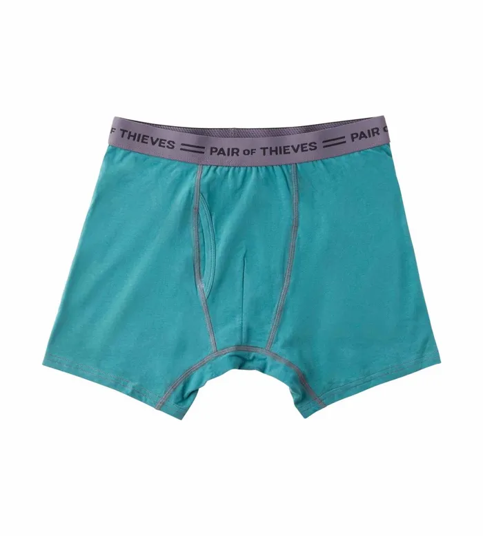 Men 4 Way Stetch Every Day Kit Cotton Stretch Boxer Briefs Green Underwear 3 Pack Pair Of Thieves Boxer Briefs