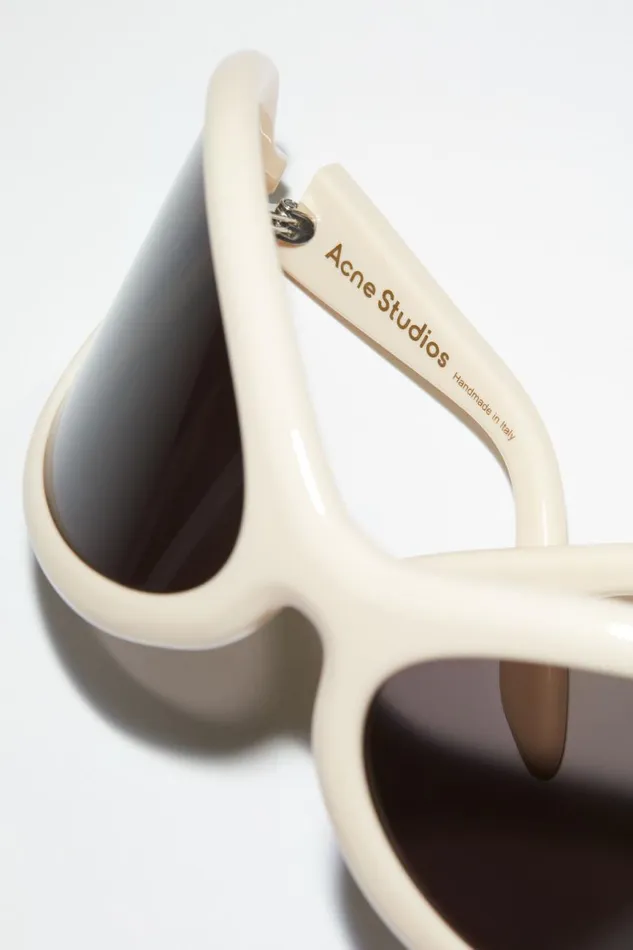 Men Acetate Sunglasses Blackwhite Acne Studios Eyewear