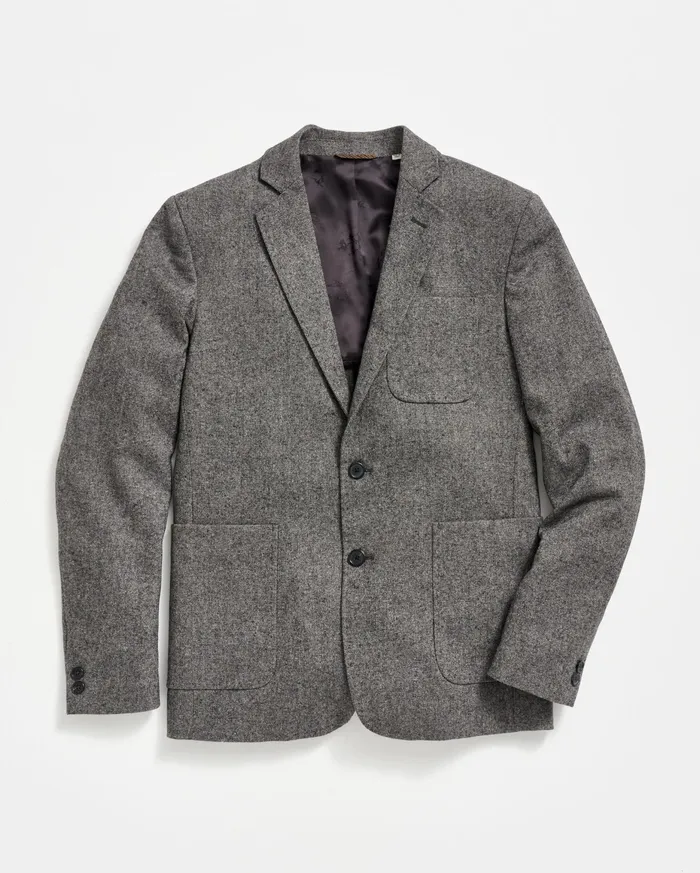 Men Archie Jacket Charcoal Grey Billy Reid Suiting