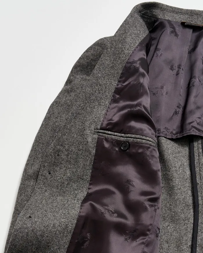 Men Archie Jacket Charcoal Grey Billy Reid Suiting