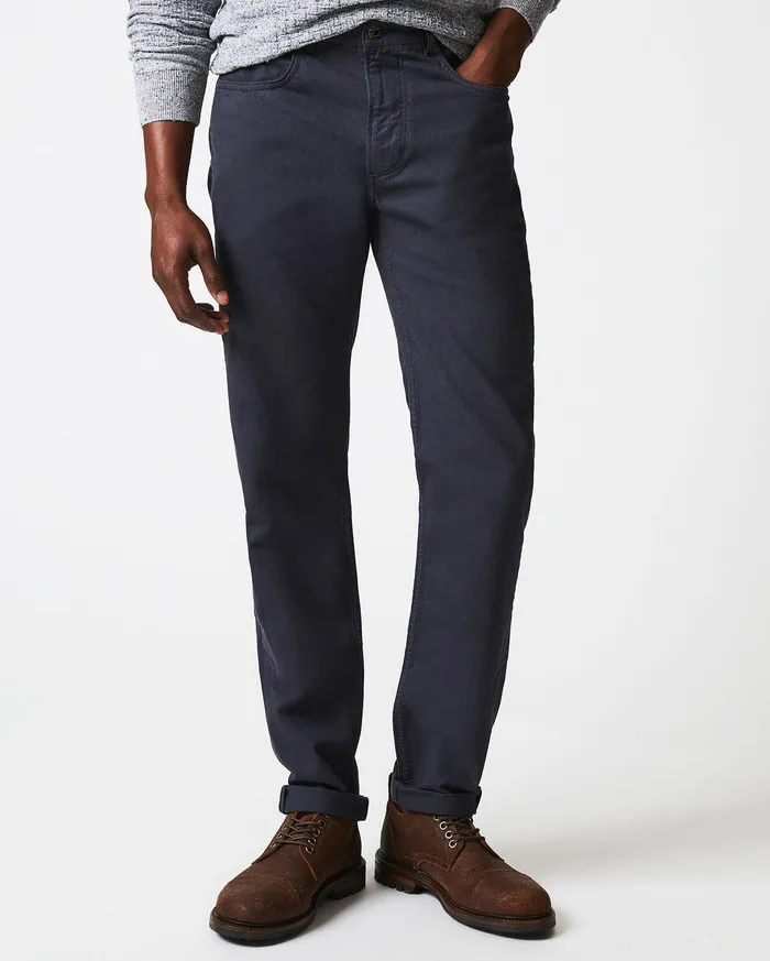 Men Bedford 5 Pocket Pant Navy Billy Reid Bottoms
