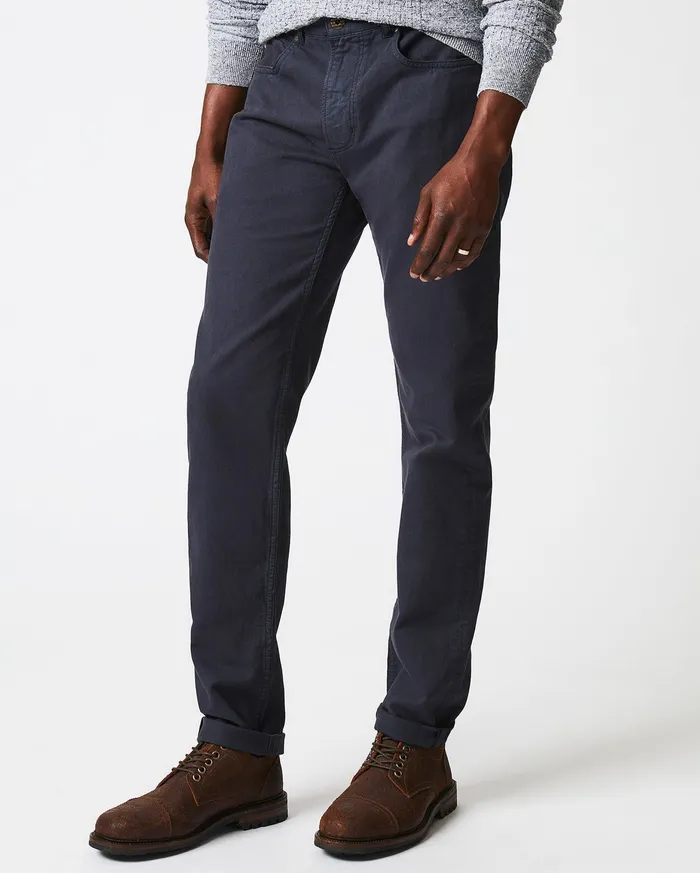 Men Bedford 5 Pocket Pant Navy Billy Reid Bottoms