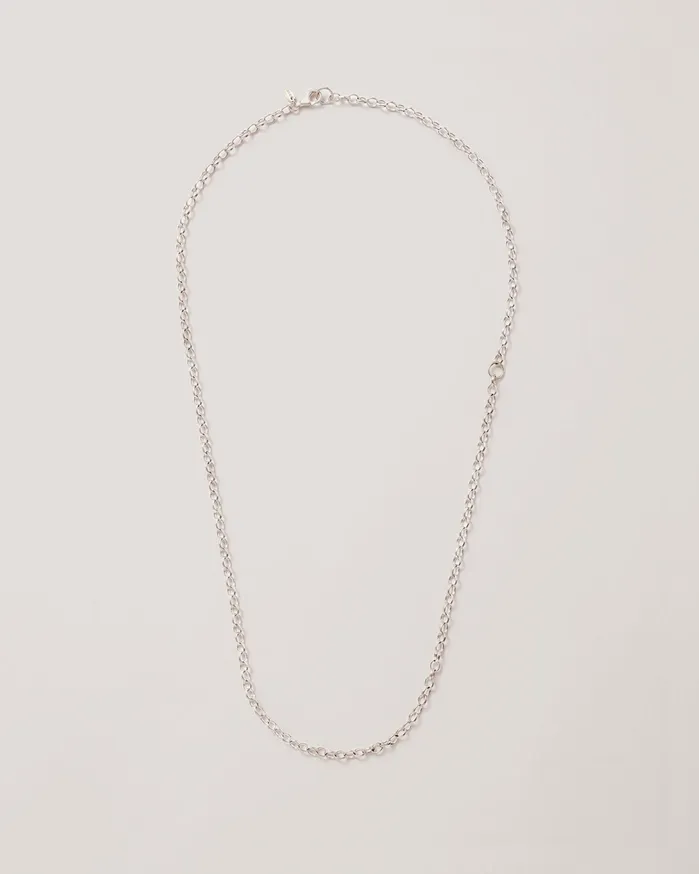 Men Belcher Chain Necklace Silver YMC Jewellery
