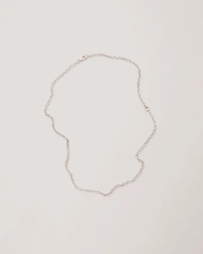 Men Belcher Chain Necklace Silver YMC Jewellery