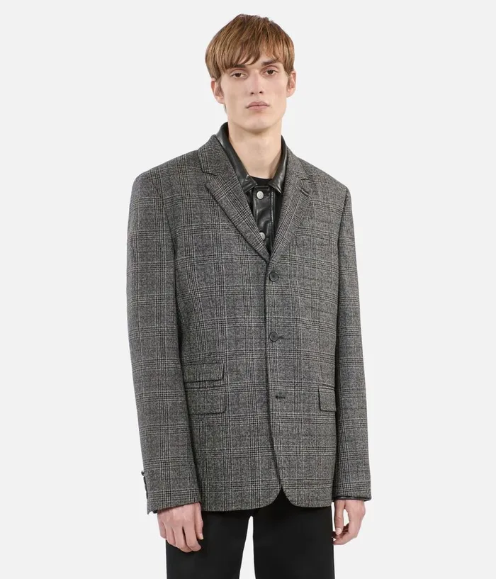 Men Blazers and Suits THE KOOPLES Prince Of Wales Wool Blazer Men Blazers and Suits THE KOOPLES Prince Of Wales Wool Blazer