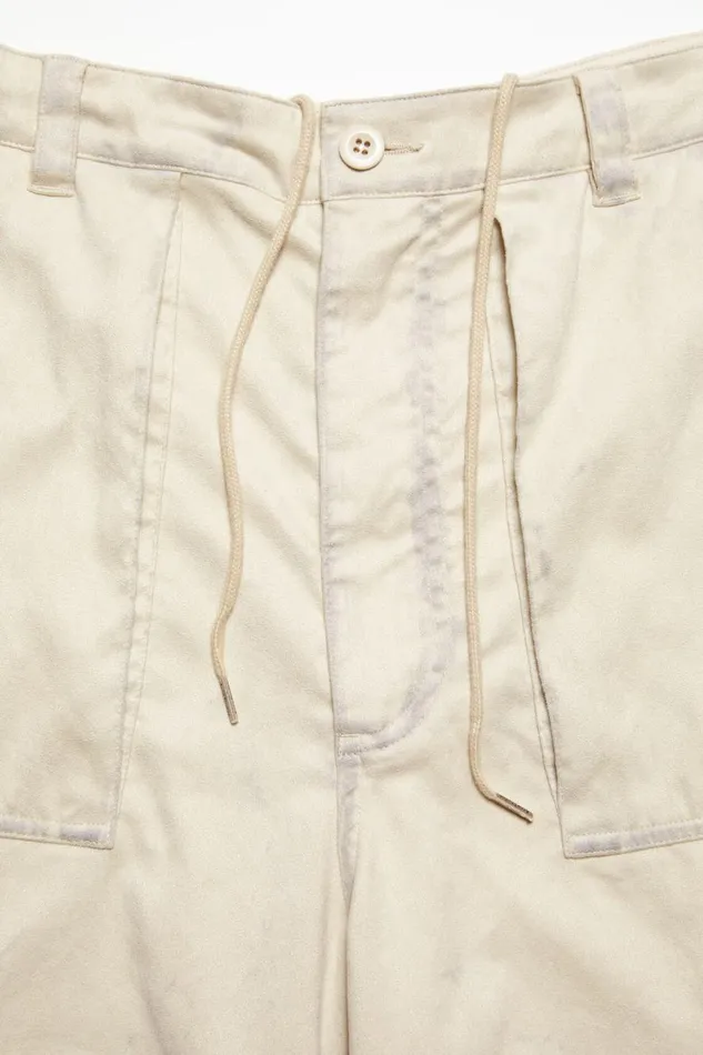 Men Cargo Trousers Beige Acne Studios Trousers