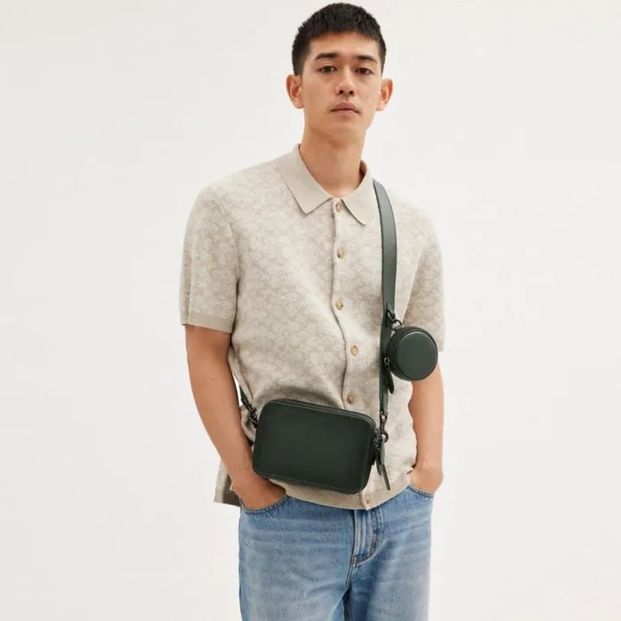 Men Charter Crossbody With Hybrid Pouch Amazon Green Coach Messenger and Crossbody