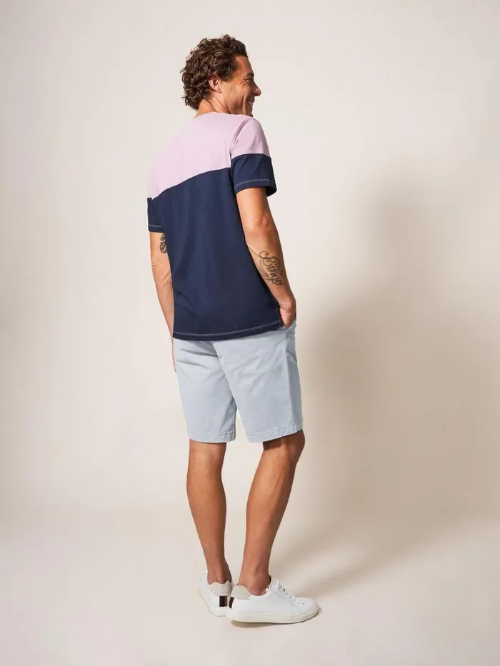 Men CHINOS White Stuff Sutton Organic Chino Short Light Grey Men CHINOS White Stuff Sutton Organic Chino Short Light Grey