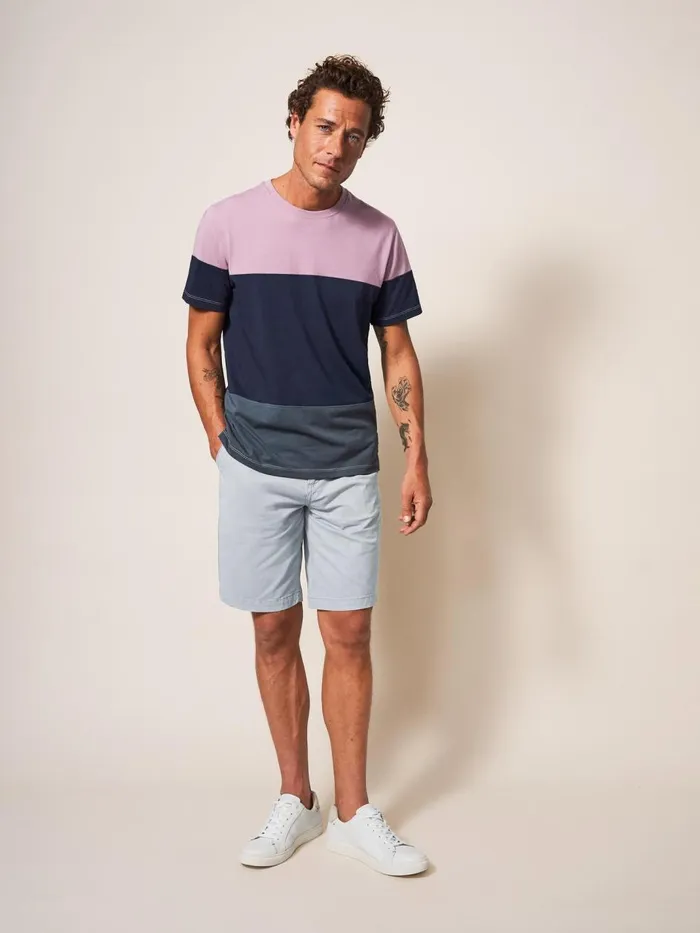 Men CHINOS White Stuff Sutton Organic Chino Short Light Grey Men CHINOS White Stuff Sutton Organic Chino Short Light Grey