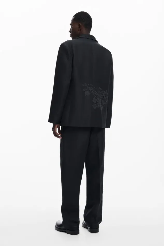 Men Coats And Jackets Desigual Blazer With Contrast Stitching