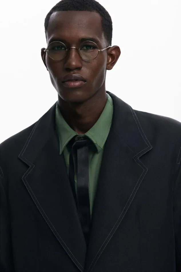 Men Coats And Jackets Desigual Blazer With Contrast Stitching