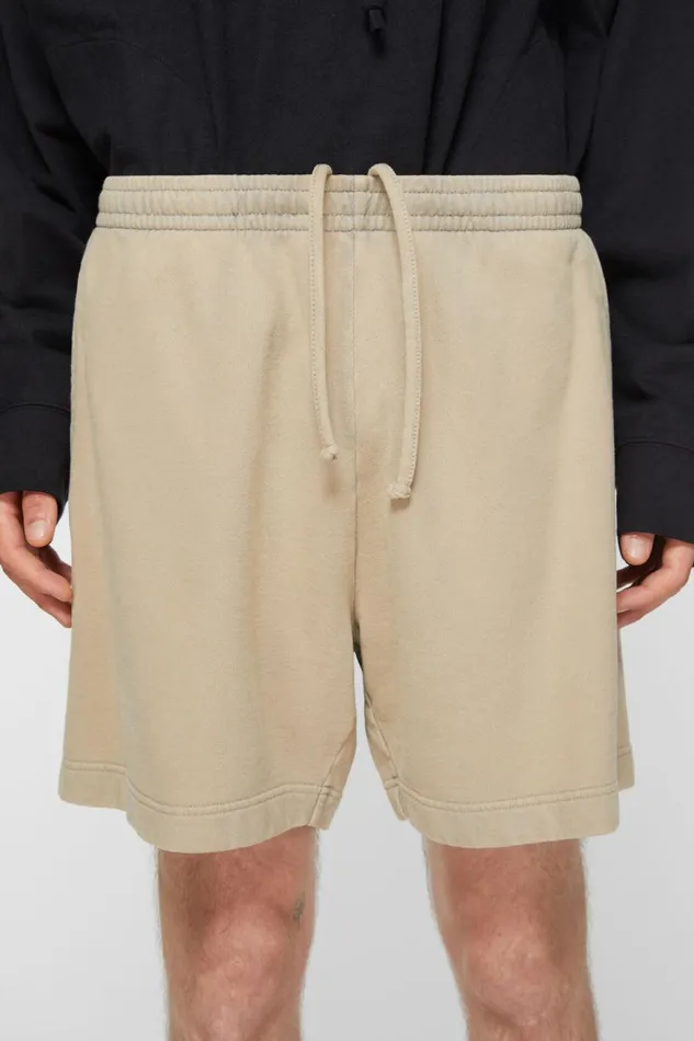 Men Cotton Shorts Concrete Grey Acne Studios Shorts