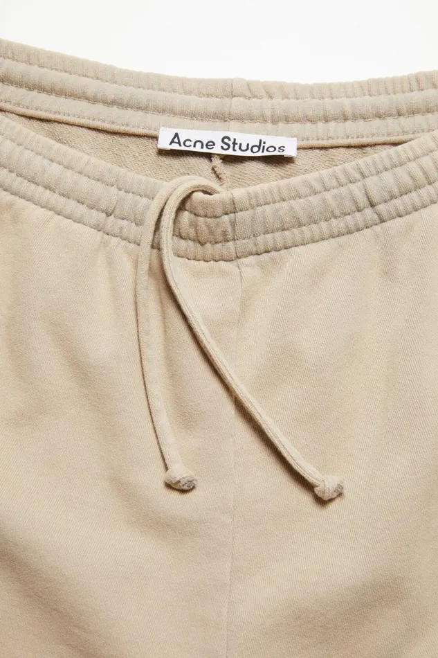 Men Cotton Shorts Concrete Grey Acne Studios Shorts