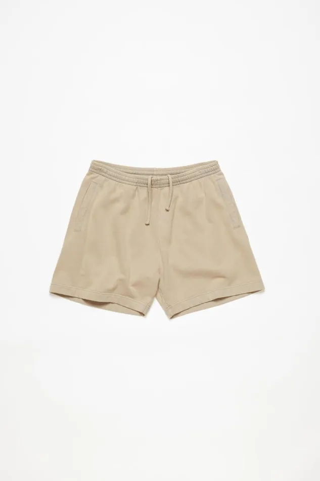 Men Cotton Shorts Concrete Grey Acne Studios Shorts