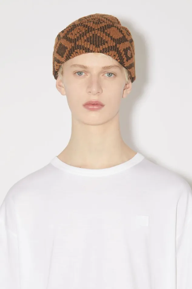 Men Crew Neck Tshirt Relaxed Fit Optic White Acne Studios Tshirts