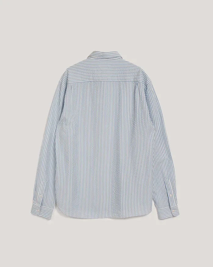 Men Curtis Shirt Blue Multi YMC Shirts