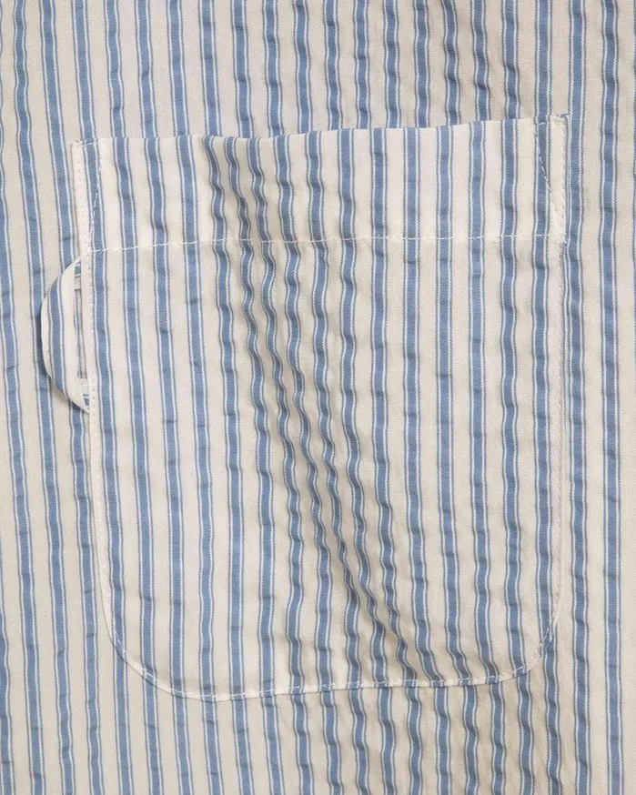 Men Curtis Shirt Blue Multi YMC Shirts