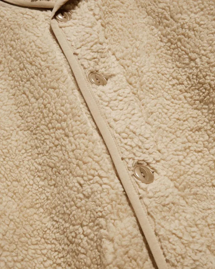 Men Earth Beach Fleece Jacket Natural YMC Outerwear