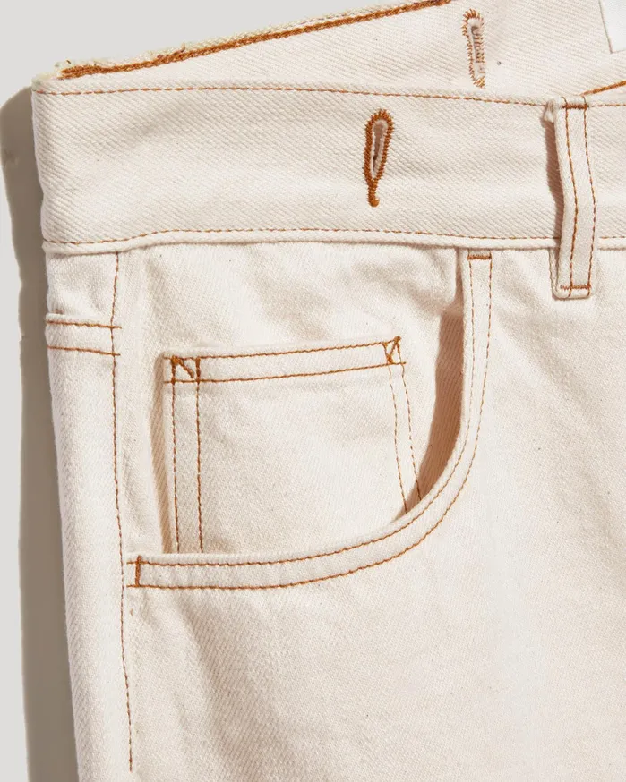 Men Earth Bez Jean Ecru YMC Trousers and Shorts