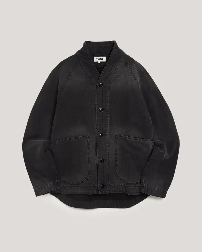 Men Erkin Jacket Washed Black YMC Denim