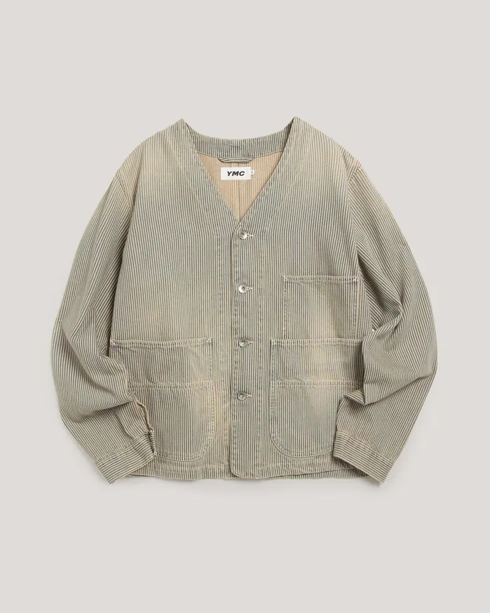 Men Farm Jacket Blue Multi YMC Outerwear