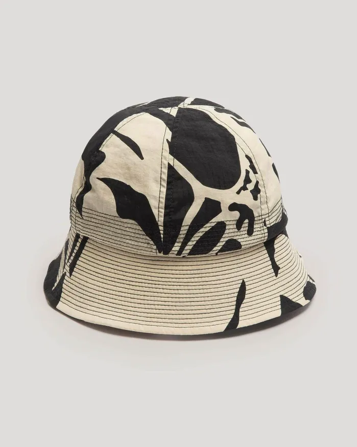 Men Gilligan Hat Black Multi Check YMC Headwear