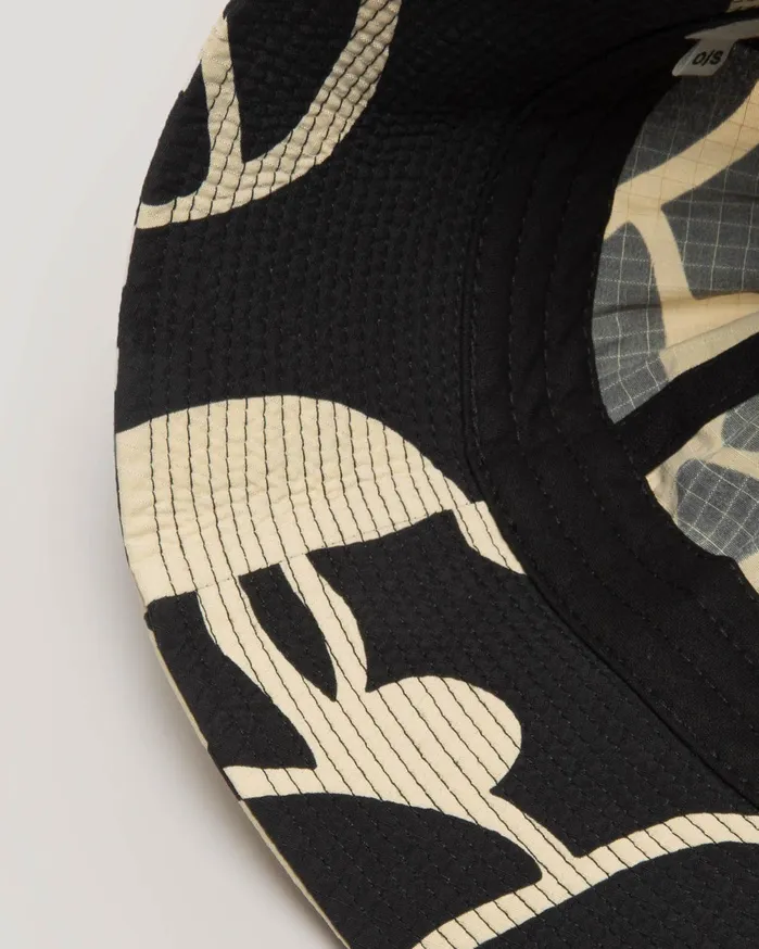 Men Gilligan Hat Black Multi Check YMC Headwear